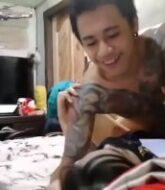 คลิปเสียว ไอ่หนุ่มตัวลายกับนักศึกษาสาวคอสเพล Ep.2