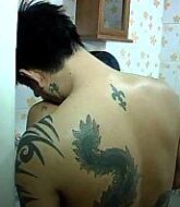 คลิปหลุด หนังเกย์ แมนๆมีรอยสัก..เย็ดตูดกัน Aon Apirawat