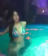 Nathalie Achielsteppe and นิชา ชูสุวรรณ. swimming pools Japanese h.