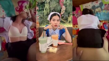 คลิปหลุดไทยใหม่ นักศึกษาพยาบาล โดนแอบถ่ายตอนเย็ดคาชุดเอาหมอนปิดหน้าแล้วถ่ายมาปล่อย เย็ดท่าหมาโคตรเสียวเลยเย็ดคาชุดแบบนี้ฟินชิบหายแม่งโคตรเงี่ยนเห็นแล้วโคตรชอบเลย