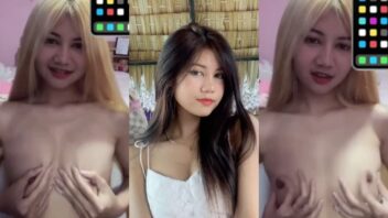 คลิปหลุดใหม่ล่าสุด น้องผมเหลือง หลุดตอนกำลังคอลเสียวกับแฟนหนุ่ม โชว์หัวนมสวยๆพร้อมบีบเต้าแบบเนียนตาสุดๆ แฟนเห็นแล้วชักแตกไปหลายน้ำ