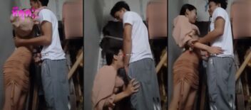 คลิปหลุด คู่ผัวเมียตั้งกล้องเย็ดกันหลังบ้าน นั่งโม๊คควยให้เสียว 1 นาที