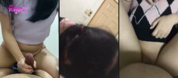 สาวสวยตาคมผมยาวอมควยโขกหัวรัว ขย่มขึ้นเองเด็ด คลิปหลุด VK 7 นาที