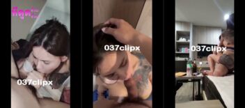สาวทรงซ้อสักลายชวนมากินเบียร์ที่ห้อง เบียร์ไม่ทันหมดขวดก็เย็ดกัน คลิปหลุด VK 20 นาที