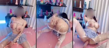 เจ๊น้ำพริกรีวิวควยปลอมใหญ่ นมโต OnlyFans หนังโป๊ไทย คลิปหลุด 25 นาที